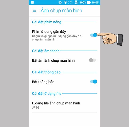 Kích hoạt tính năng